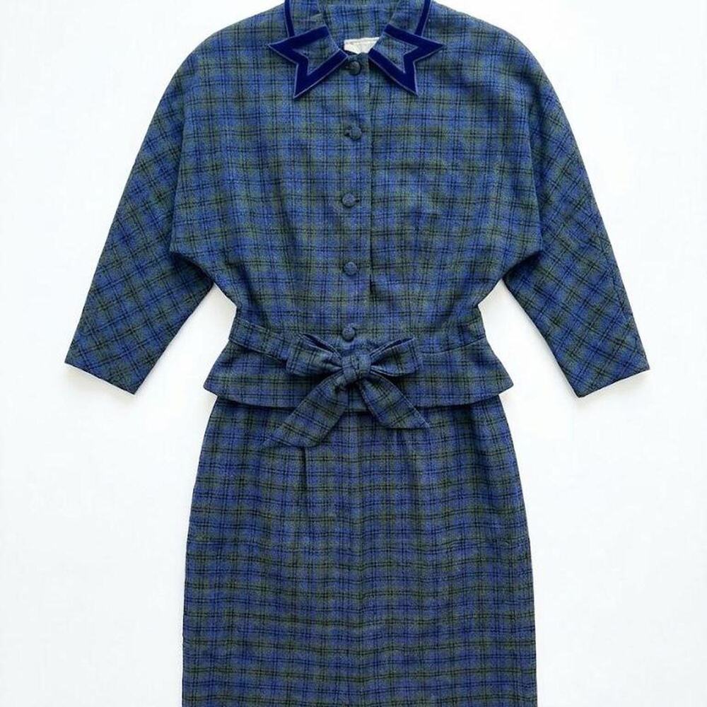Tailored junior 1950s juniors blue